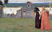Nesterov, Mikhail In Small and Secluded Convents Spain oil painting artist